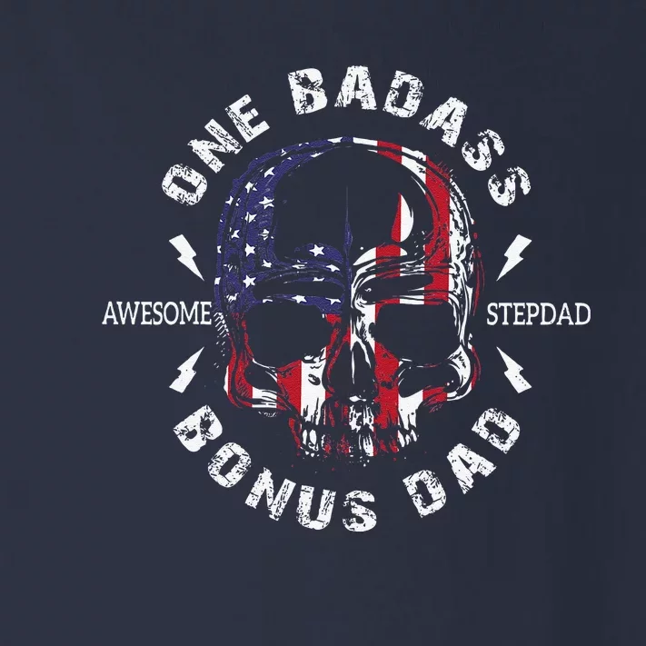 One Badass Bonus Stepdad Birthday Step Dad Fathers Day Toddler Long Sleeve Shirt