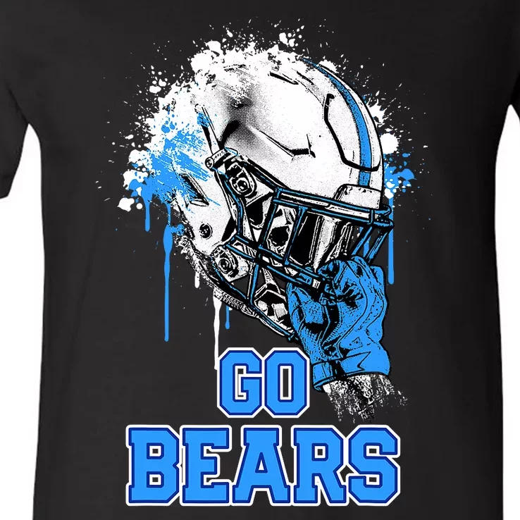 Olentangy Berlin Bears Rising Helmet Go V-Neck T-Shirt