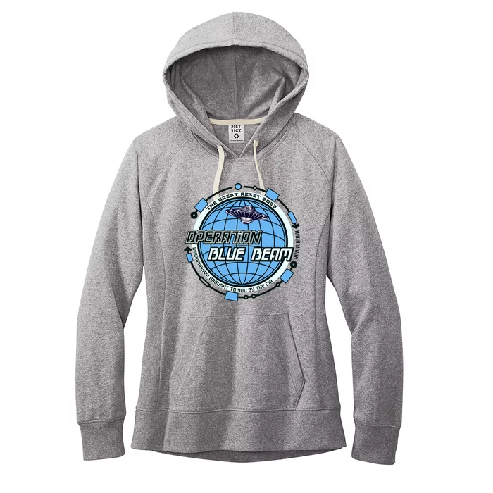 Operation Blue Beam UFO China Balloon Fake Media Women's Fleece Hoodie