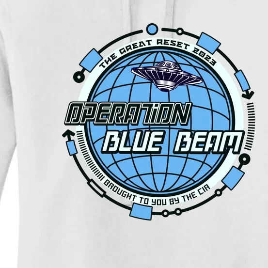 Operation Blue Beam UFO China Balloon Fake Media Women's Pullover Hoodie