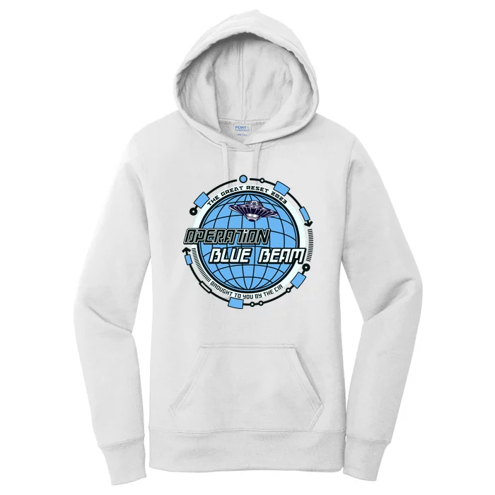 Operation Blue Beam UFO China Balloon Fake Media Women's Pullover Hoodie