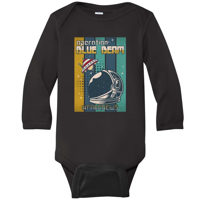 Operation Blue Beam UFO China Balloon Fake Media Baby Long Sleeve Bodysuit