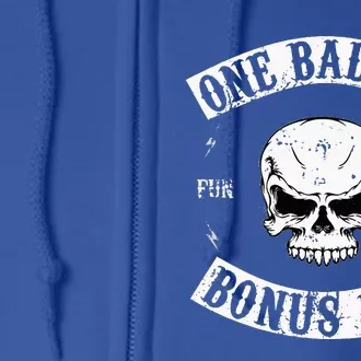 One Badass Bonus Step Dad Full Zip Hoodie