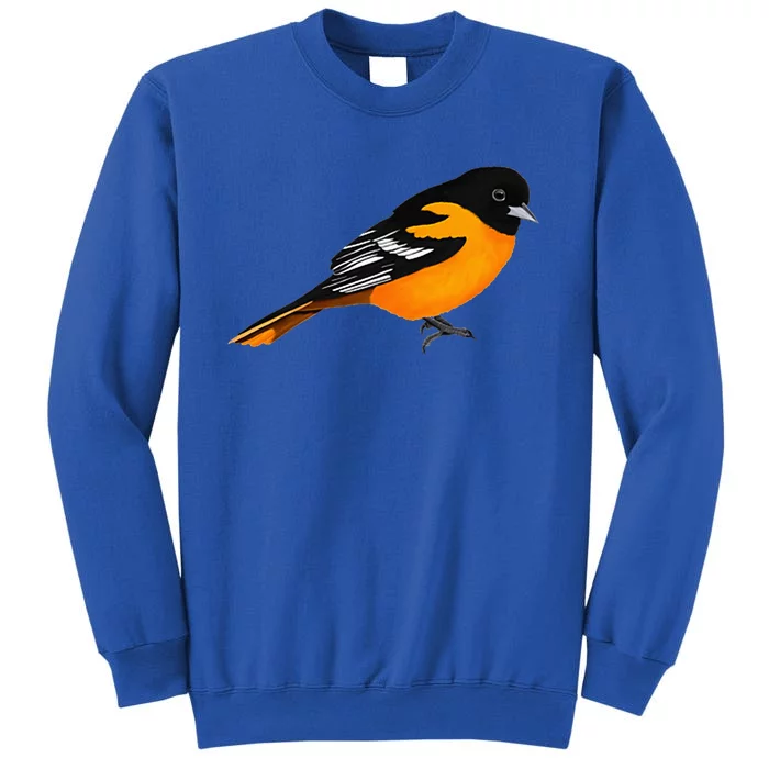 Oriole Bird Birdlover Birdwatcher Ornithologist Biologist Tall Sweatshirt