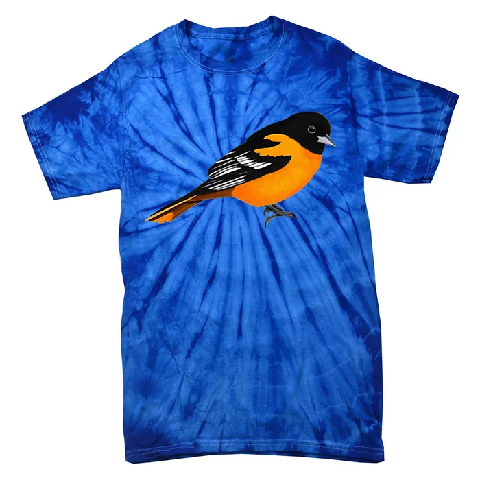 Oriole Bird Birdlover Birdwatcher Ornithologist Biologist Tie-Dye T-Shirt