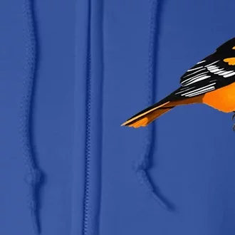 Oriole Bird Birdlover Birdwatcher Ornithologist Biologist Full Zip Hoodie