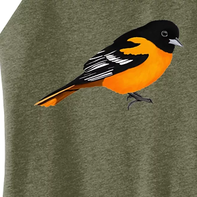 Oriole Bird Birdlover Birdwatcher Ornithologist Biologist Women’s Perfect Tri Rocker Tank