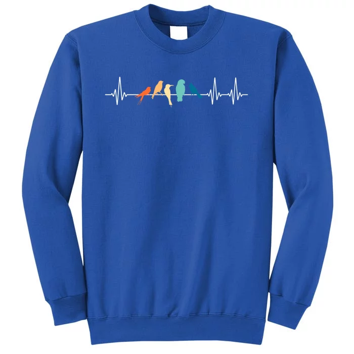 Ornithology Birdwatching Birder Heartbeat Gift Sweatshirt