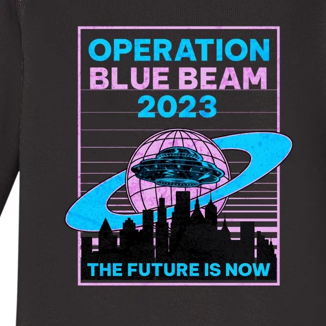 Operation Blue Beam UFO China Balloon Fake Media Baby Long Sleeve Bodysuit