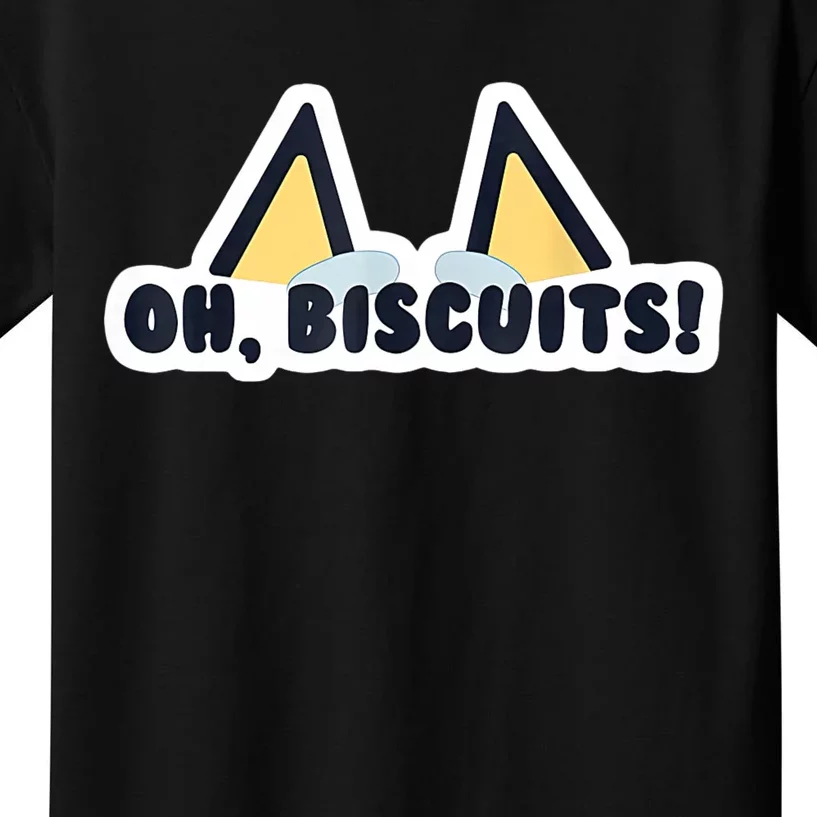 Oh Biscuits Blue Heeler Dog Dad Family Costume Kids T-Shirt