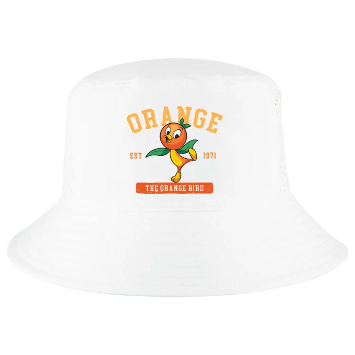 Orange Bird Beach Summer Vacation Flower And Garden Cool Comfort Performance Bucket Hat