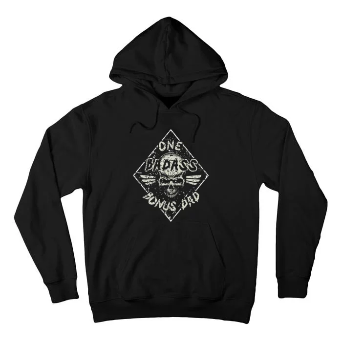 One Badass Bonus Dad Tall Hoodie