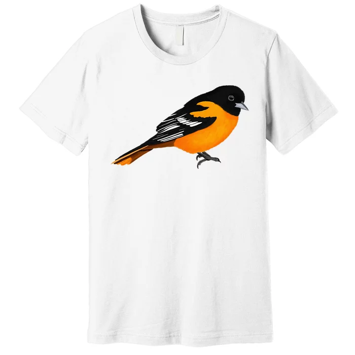 Oriole Bird Birdlover Birdwatcher Ornithologist Biologist Premium T-Shirt