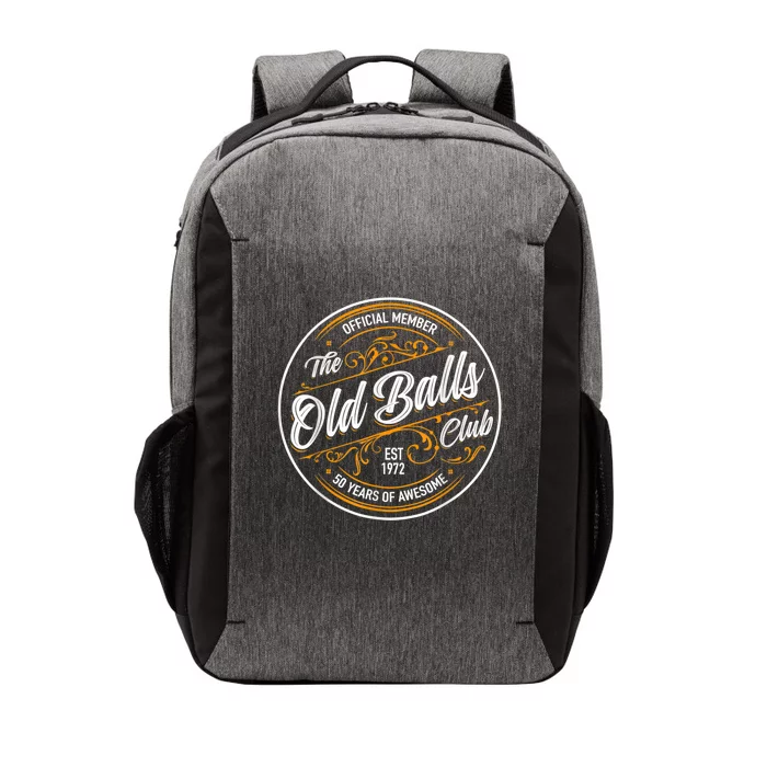 Old Balls Club 50Th Birthday Gift For Him Born In 1973 Vector Backpack