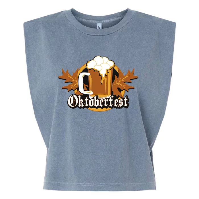 Oktoberfest Beer Celebration Logo Garment-Dyed Women's Muscle Tee