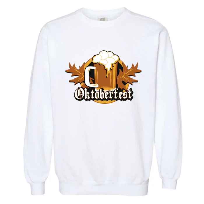 Oktoberfest Beer Celebration Logo Garment-Dyed Sweatshirt