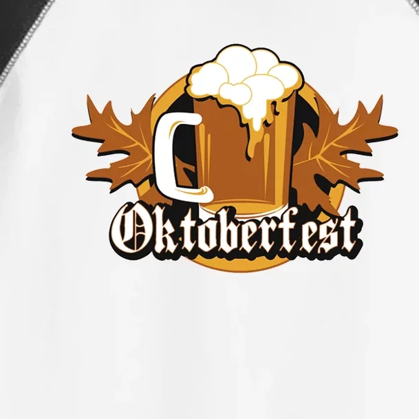 Oktoberfest Beer Celebration Logo Toddler Fine Jersey T-Shirt