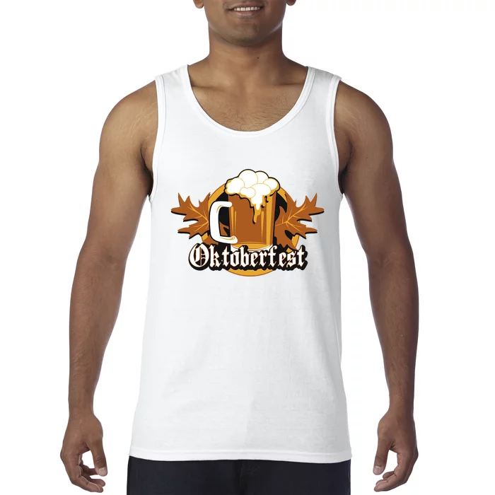 Oktoberfest Beer Celebration Logo Tank Top