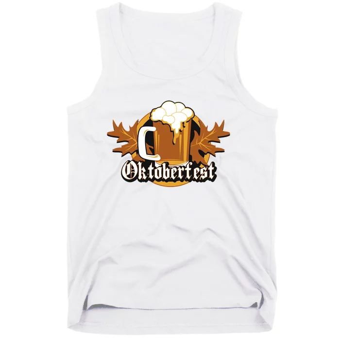 Oktoberfest Beer Celebration Logo Tank Top