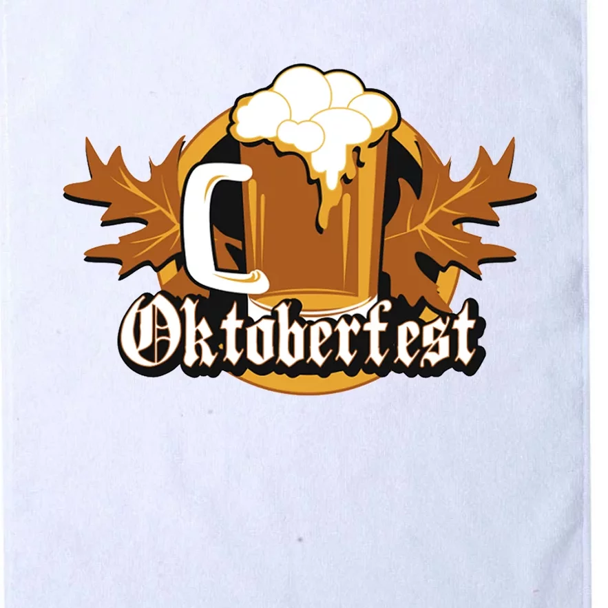 Oktoberfest Beer Celebration Logo Platinum Collection Golf Towel