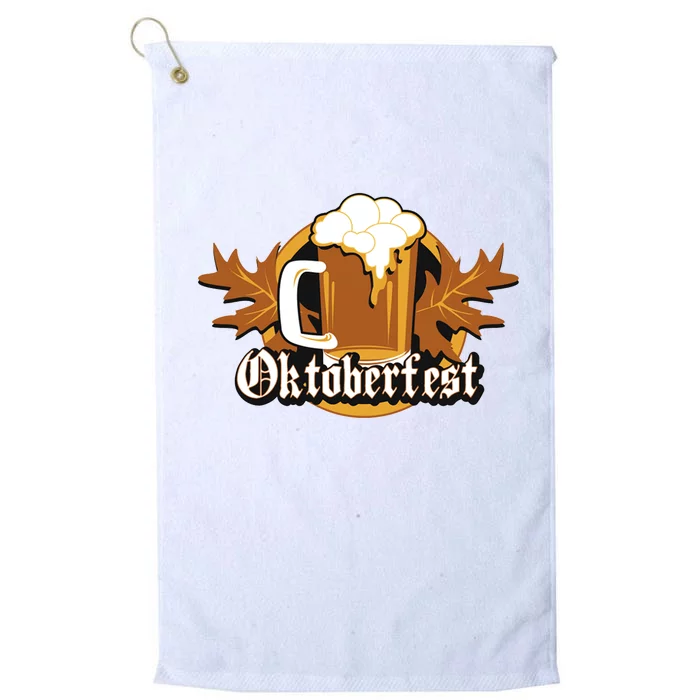 Oktoberfest Beer Celebration Logo Platinum Collection Golf Towel