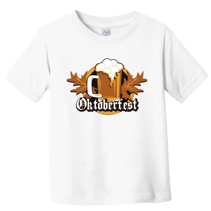 Oktoberfest Beer Celebration Logo Toddler T-Shirt