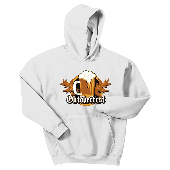 Oktoberfest Beer Celebration Logo Kids Hoodie