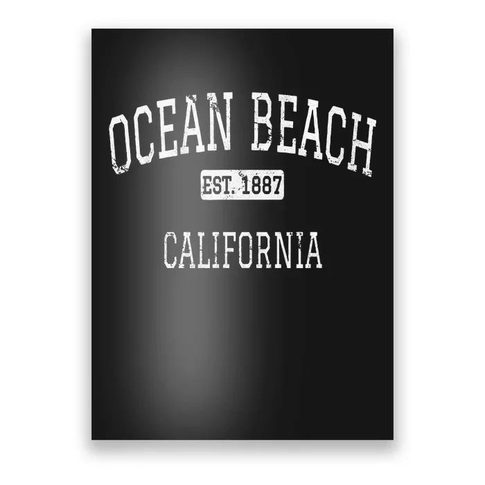 Ocean Beach California San Diego Ca Vintage Poster