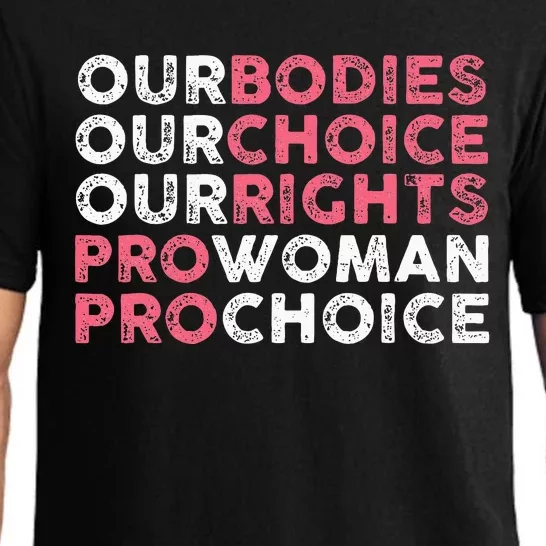 Our Body Choice Rights Pro Woman Pajama Set