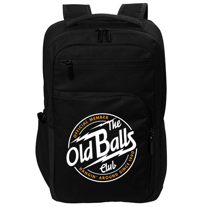 Old Balls Club 1990 Birthday For Old Guy Impact Tech Backpack