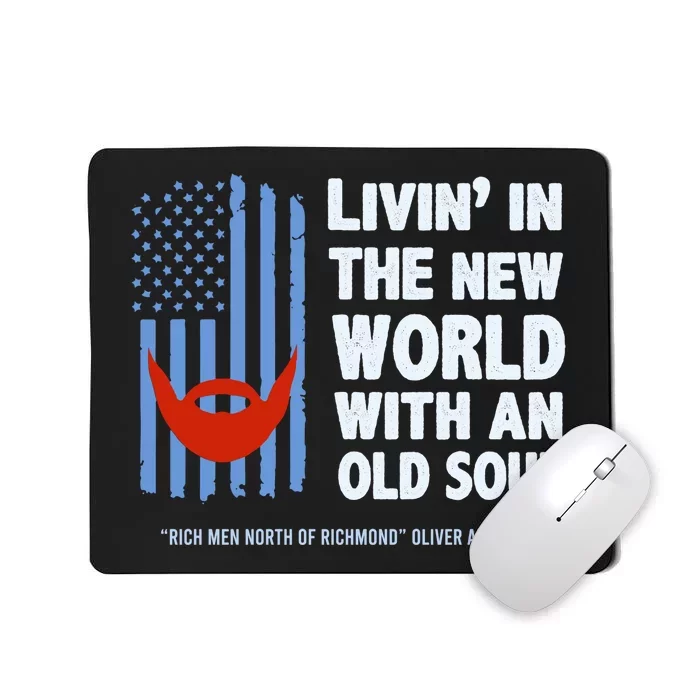 Oliver Blue Collar Anthony Rich Men North Of Richmond Flag Trendy Design Mousepad