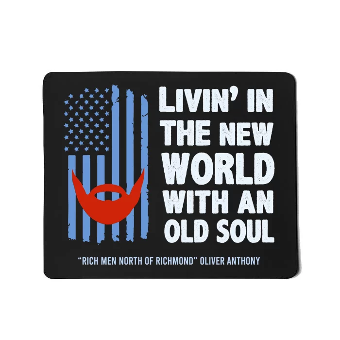 Oliver Blue Collar Anthony Rich Men North Of Richmond Flag Trendy Design Mousepad