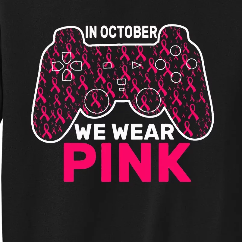 October Breast Cancer Awareness Gaming Collection Tall Sweatshirt