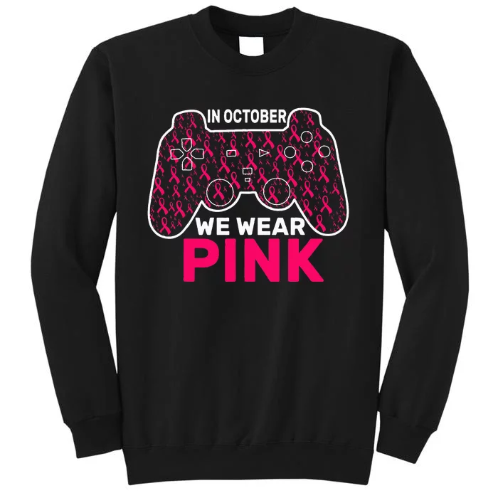 October Breast Cancer Awareness Gaming Collection Tall Sweatshirt