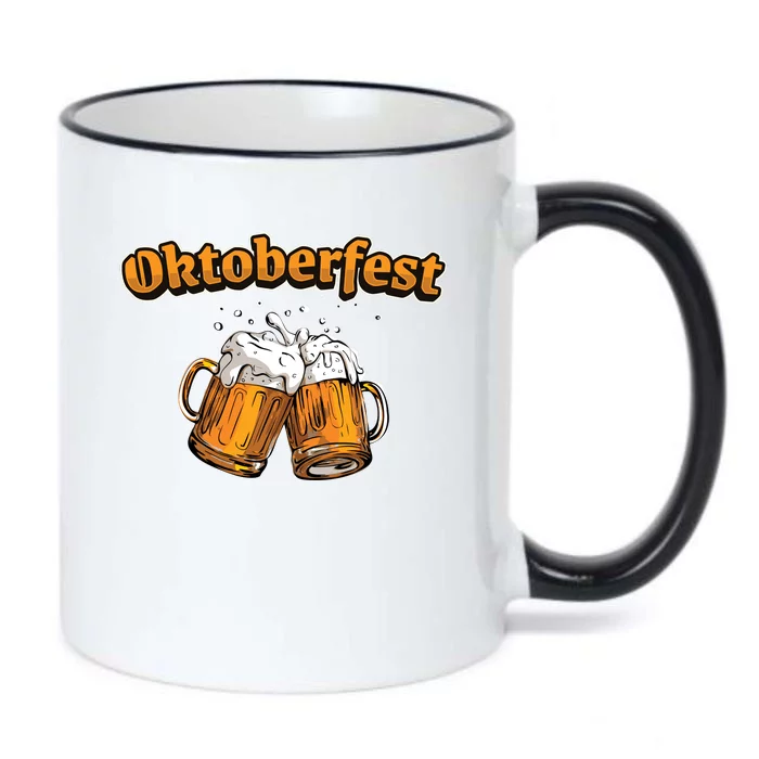 Oktoberfest Beer Cheer Black Color Changing Mug