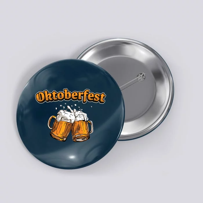 Oktoberfest Beer Cheer Button