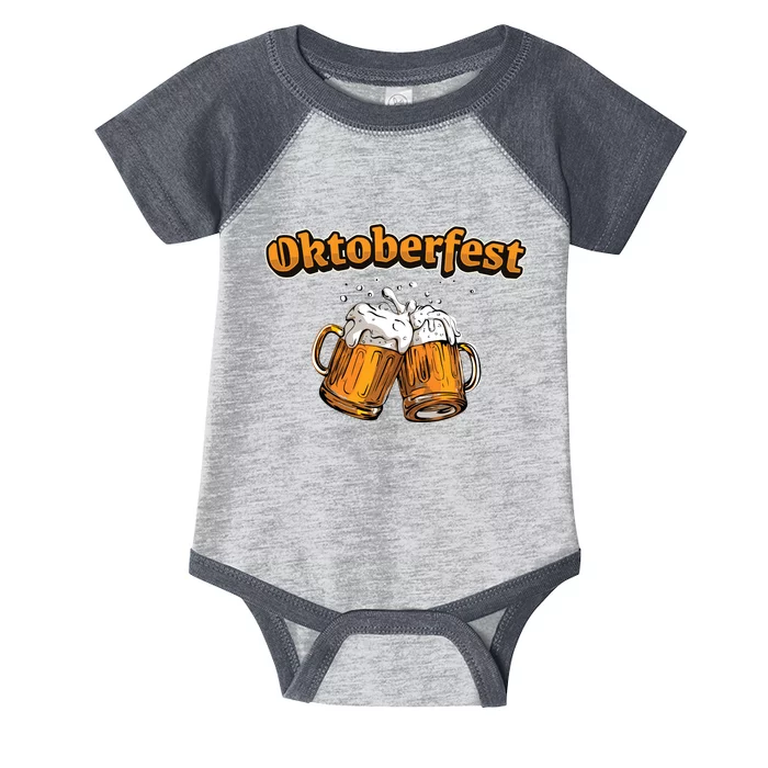 Oktoberfest Beer Cheer Infant Baby Jersey Bodysuit