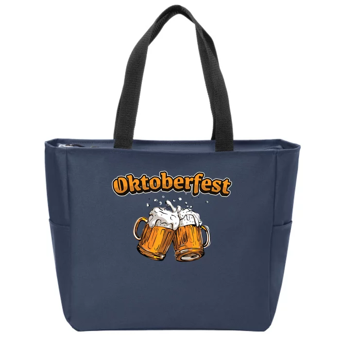 Oktoberfest Beer Cheer Zip Tote Bag