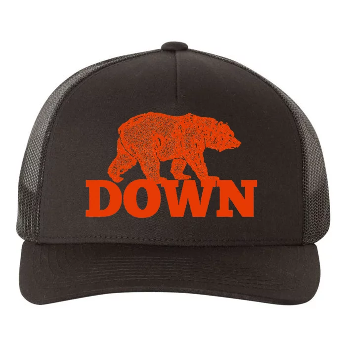 Orange Bear Custom Classic Down Yupoong Adult 5-Panel Trucker Hat