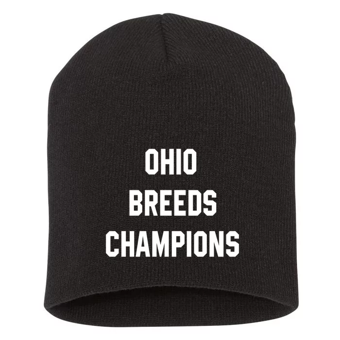 Ohio Breeds Champions Short Acrylic Beanie