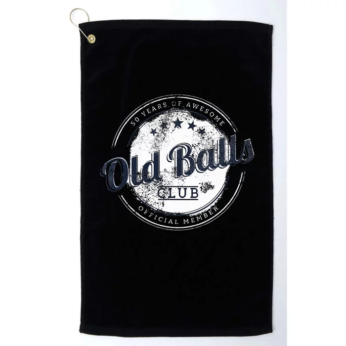 Old Balls Club Platinum Collection Golf Towel