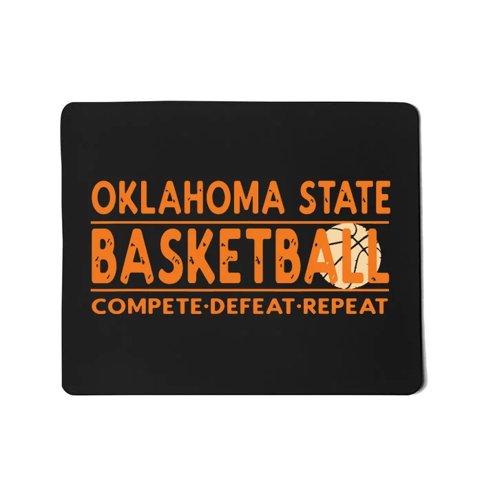 Oklahoma Basketball Compete Defeat Repeat Mousepad