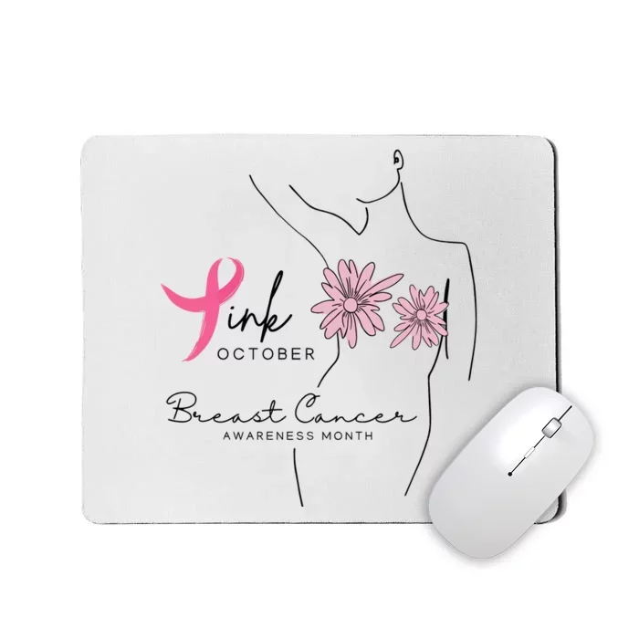 October Breast Cancer Awareness Month Mousepad