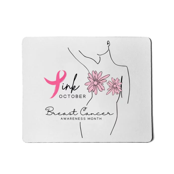 October Breast Cancer Awareness Month Mousepad