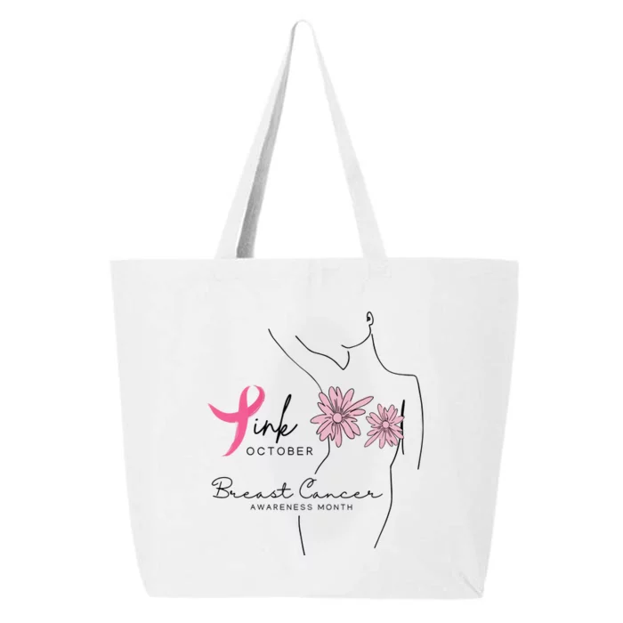 October Breast Cancer Awareness Month 25L Jumbo Tote