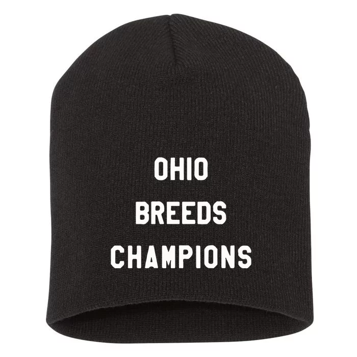 Ohio Breeds Champions Short Acrylic Beanie