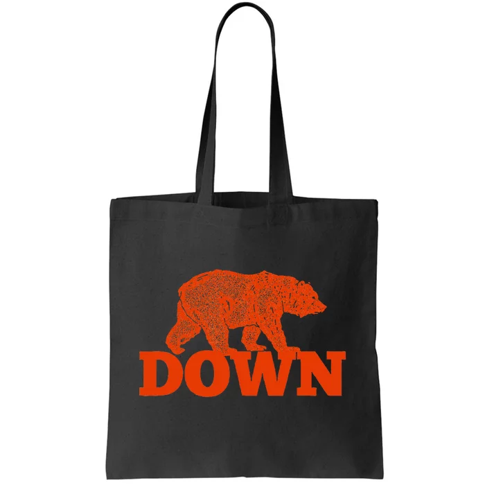 Orange Bear Custom Classic Down Tote Bag