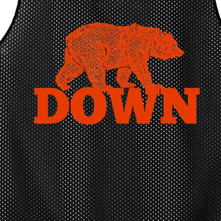 Orange Bear Custom Classic Down Mesh Reversible Basketball Jersey Tank