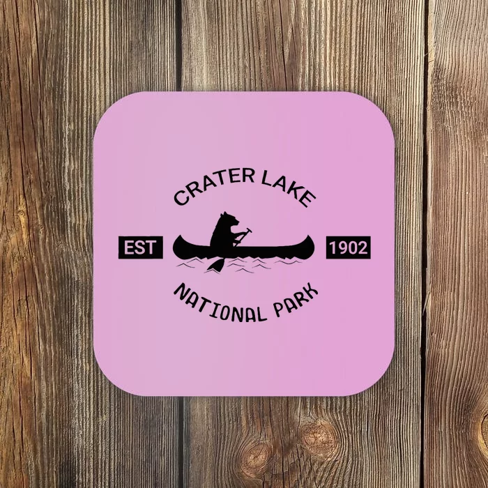 Oregon Bear Crater Lake National Park Coaster