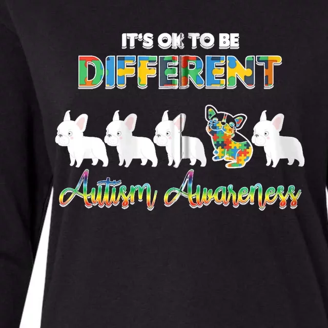 Ok Be Different Dog Puppy Puzzle Autism Awareness Autistic Zip Hoodie Womens Cotton Relaxed Long Sleeve T-Shirt